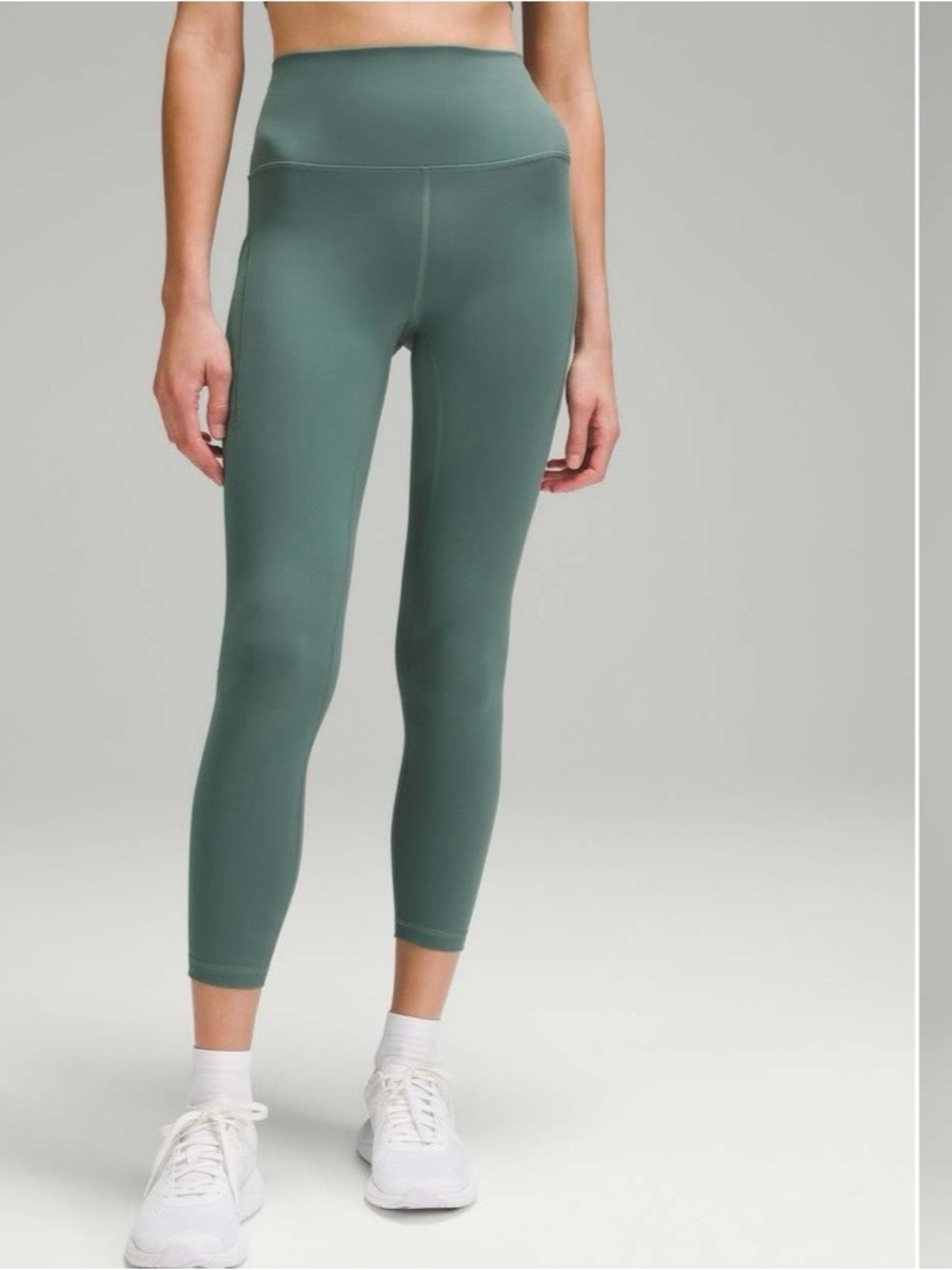 lululemon Sage Green High-Rise Leggings - Picture 2 of 8